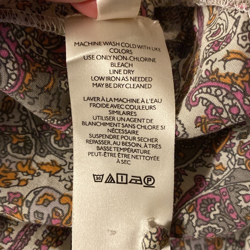 Anthropologie Paisley Long Sleeved Dress Size XS - Picture 9 of 10